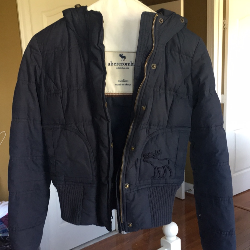 Abercrombie girls medium down jacket